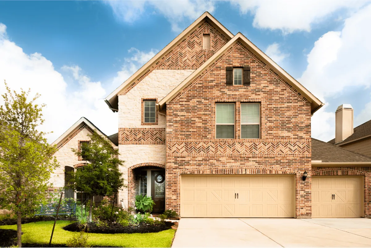 Gutter installation on a coastal Galveston home